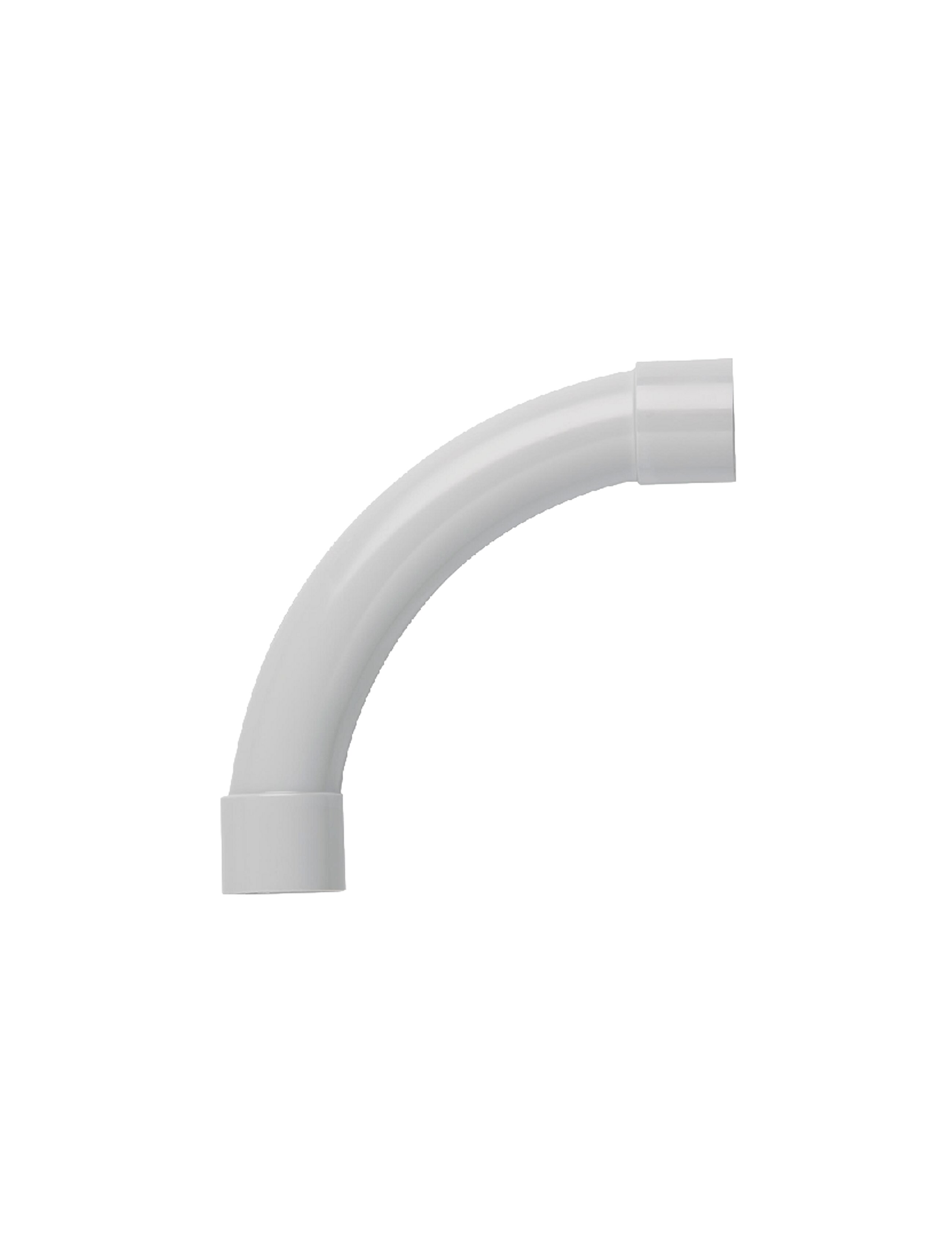 Cot pentru țeavă PVC 90° 25mm alb MUTLUSAN