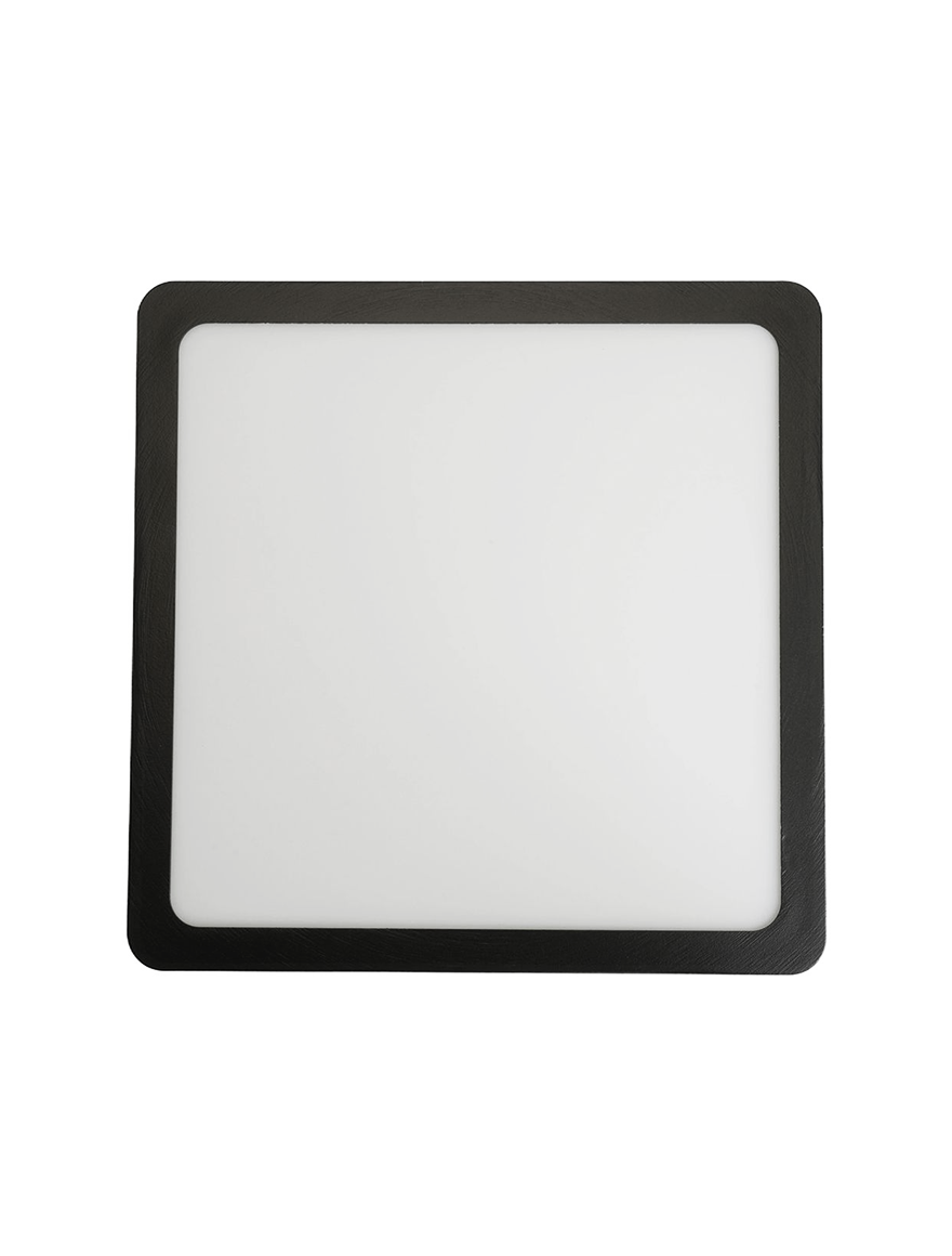 * Spot Aplicat pătrat 12W 4000K NEGRU   LuminaLED