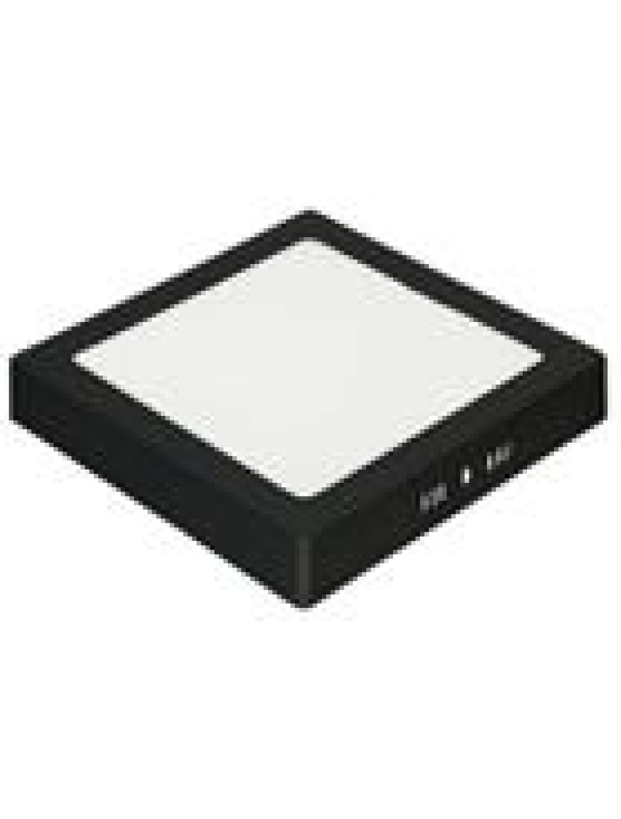 * Spot Aplicat pătrat 18W 4000K NEGRU   LuminaLED