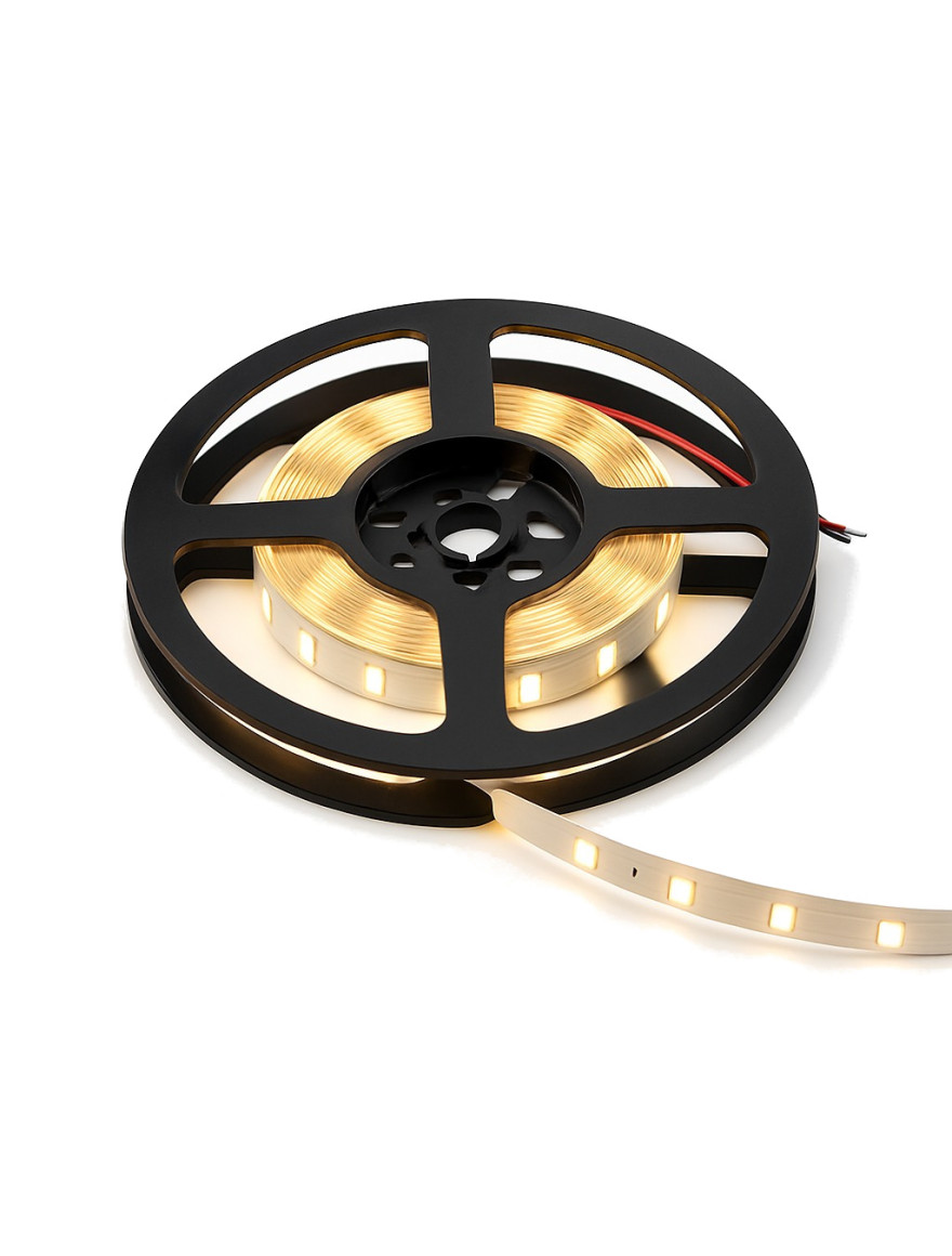 Bandă LED COB 512leds,DC12V,12w/m,8mm,3000K,100lm/w,5m,IP20