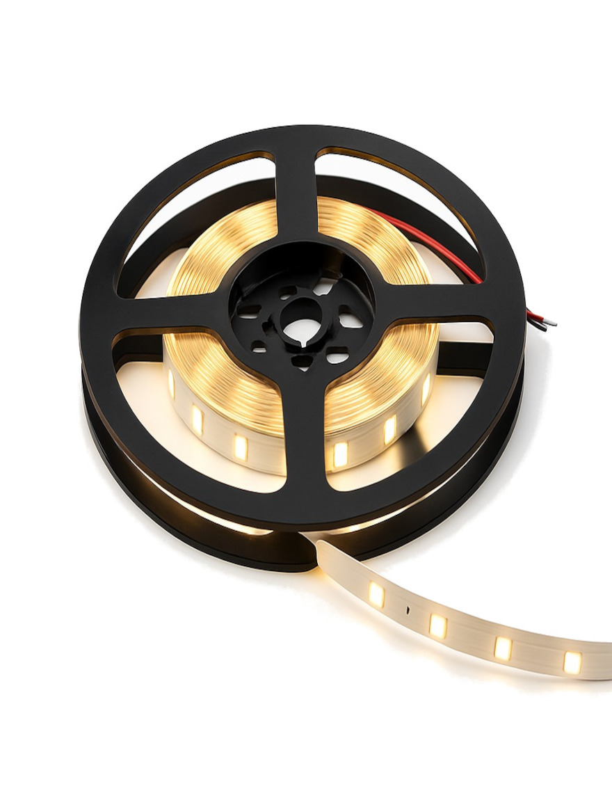 Bandă LED COB 512leds,DC12V,12w/m,8mm,3000K,100lm/w,5m,IP65