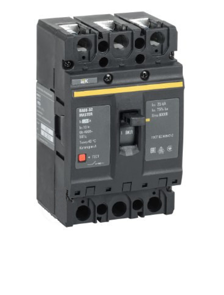Întrerupător automat VA88-32 3Р 100А  25kA MASTER IEK