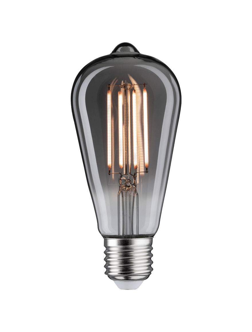 Светодиодная лампа накаливания, дымчатая, ST64 7W E27 2700K LuminaLED