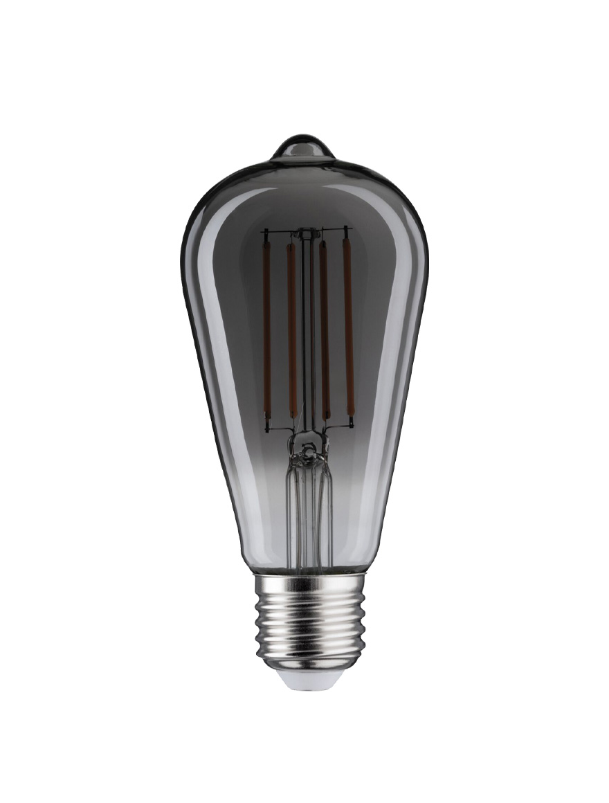 Светодиодная лампа накаливания, дымчатая, ST64 7W E27 2700K LuminaLED