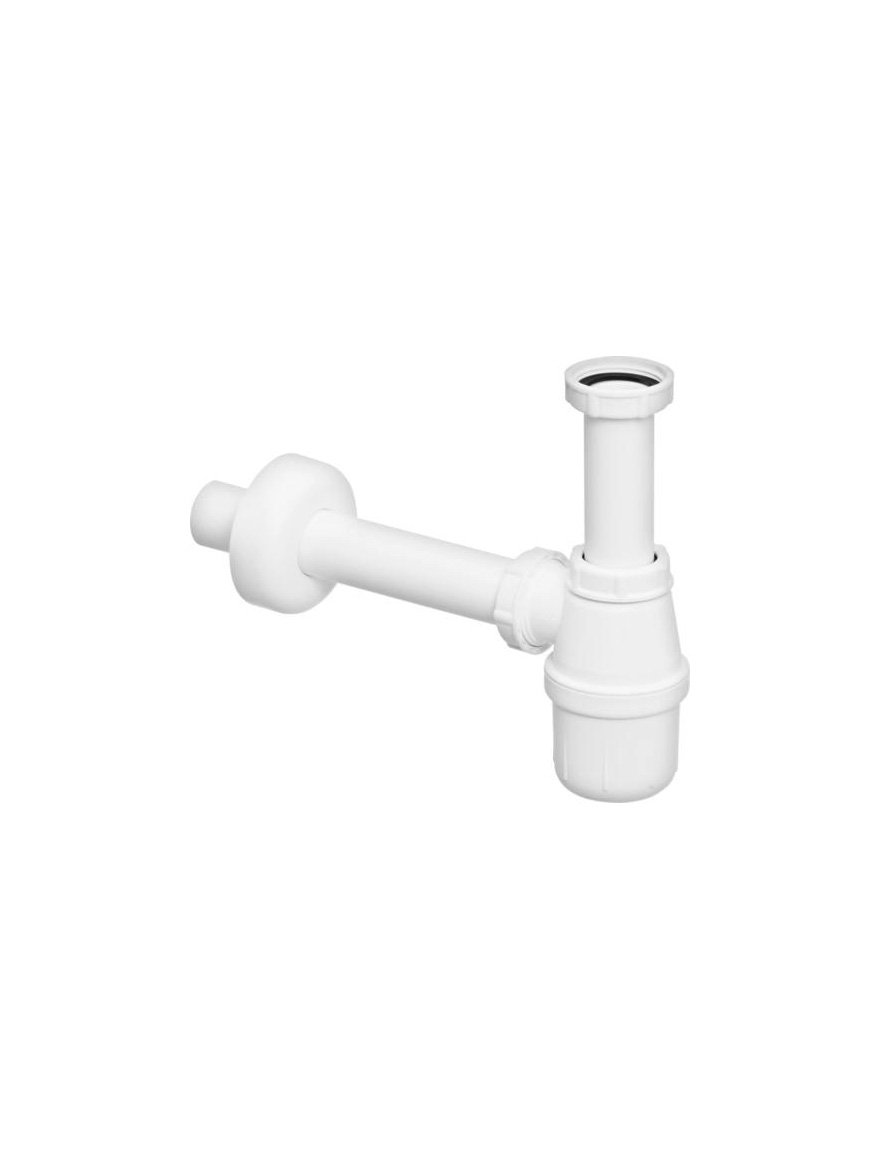 Sifon lavoar VIEGA PP alb tip butelie INTR.VERT 1 1/4" ieșire oriz. D.32