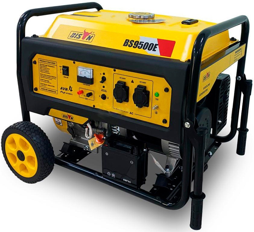 Generator BS9500E2 Pmax. 8KW Pnom.7.5KW 220V E.START benzină BISON