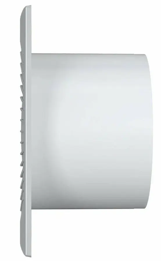 Ventilator evacuare design cu supapă VentEurope ELEGIA 100 BD Gray Metal D100