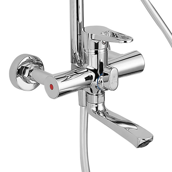 Set baterie cu bară duș PUD16-YB