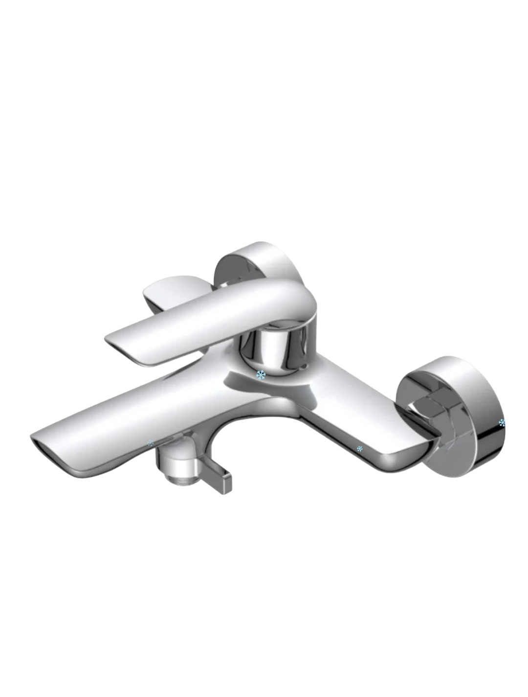 Смеситель для ванны Flow 6389 C Chrome