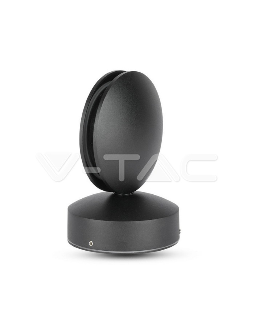 Aplică LED exterior 7W 3000K IP65 negru V-TAC