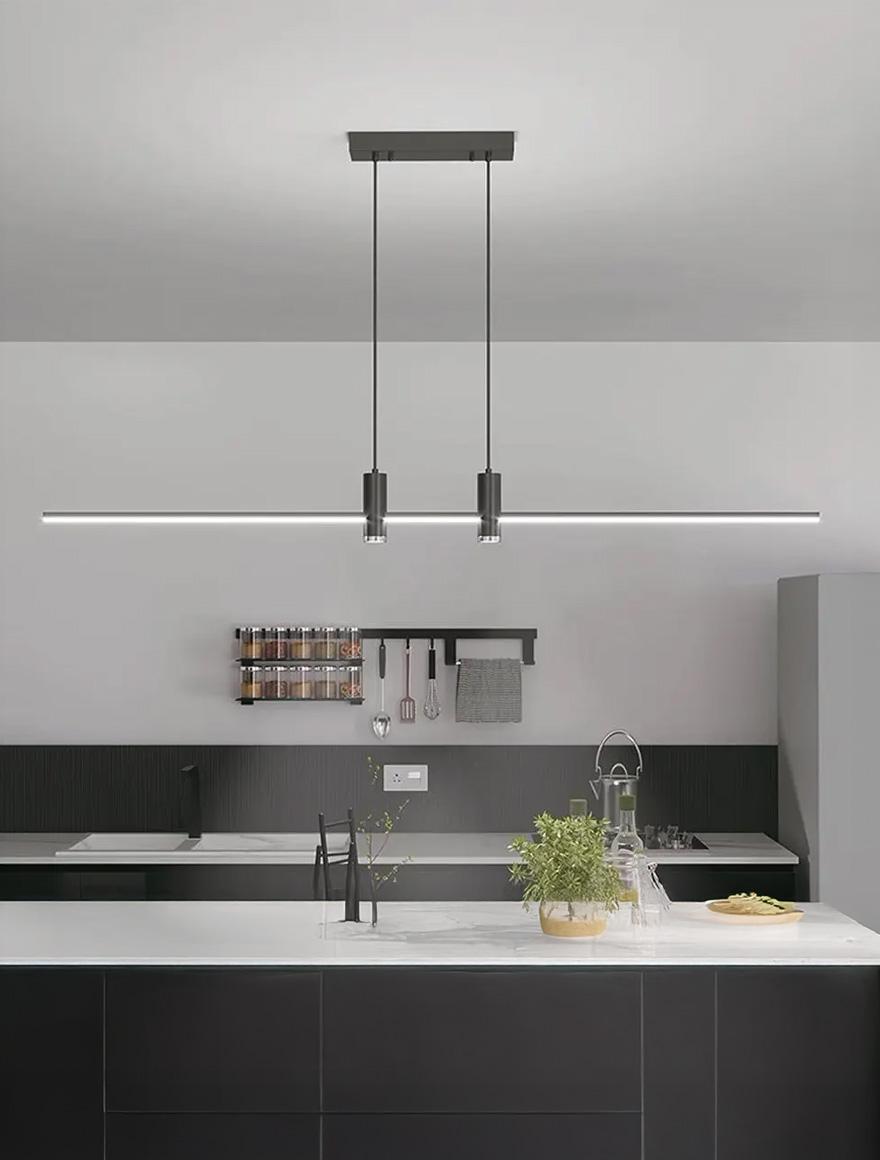 Lustra LED 19W 2160Lm 4000K 800mm negru V-TAC