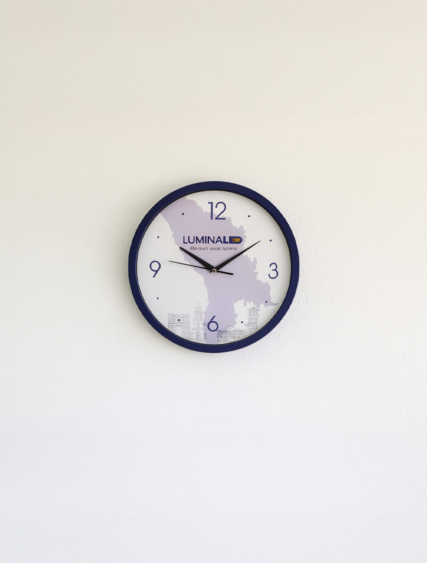 Ceas perete 29.3*4cm LuminaLed