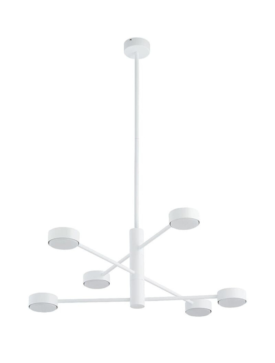 Lustră 6*GX53 850mm albă LUMINALED