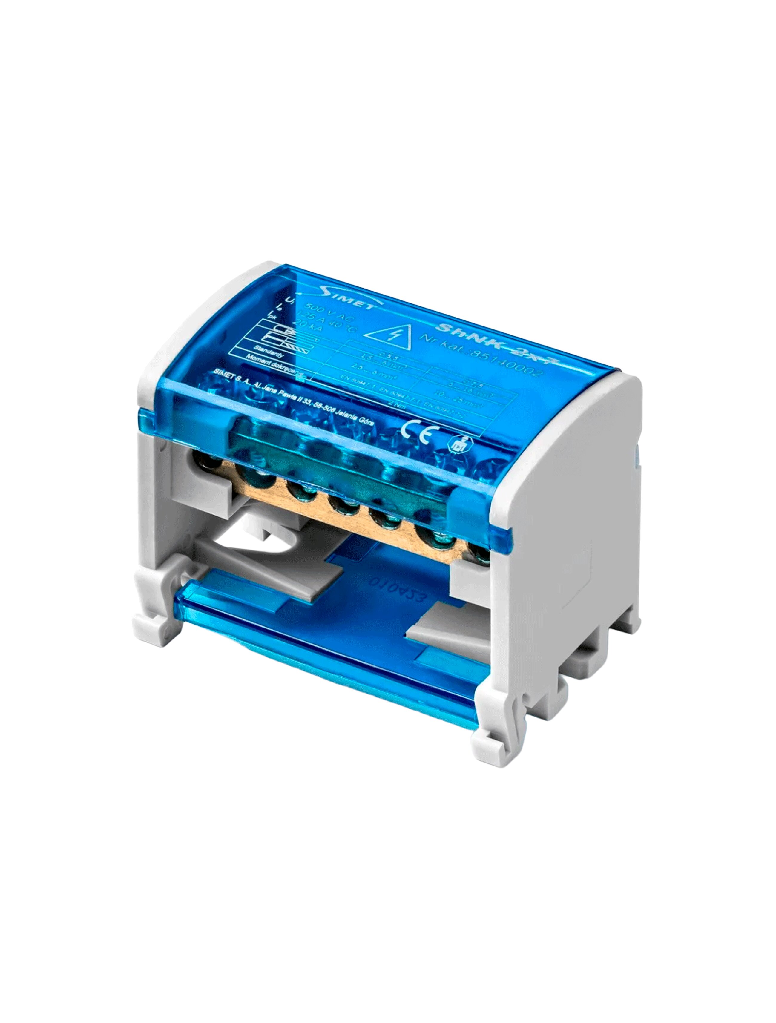 Bloc de distribuție 125A ShNK 2x7 gri Simet