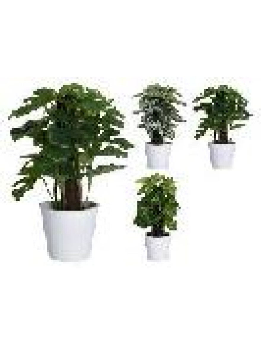 Floare artificiala Monstera Taro 25cm in ghiveci