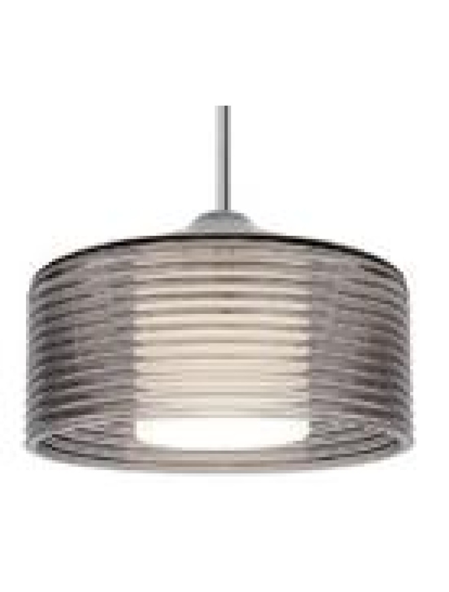 Suspensie VG D200 H90 1xE27 negru+fume VP41969A-1BK Luminaled