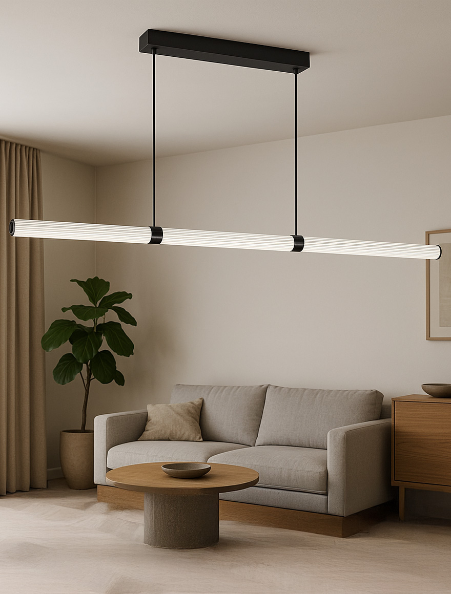 Lustră LED VG 36W 4000K L1200 neagră VP41762-L120 BK  Luminaled 2