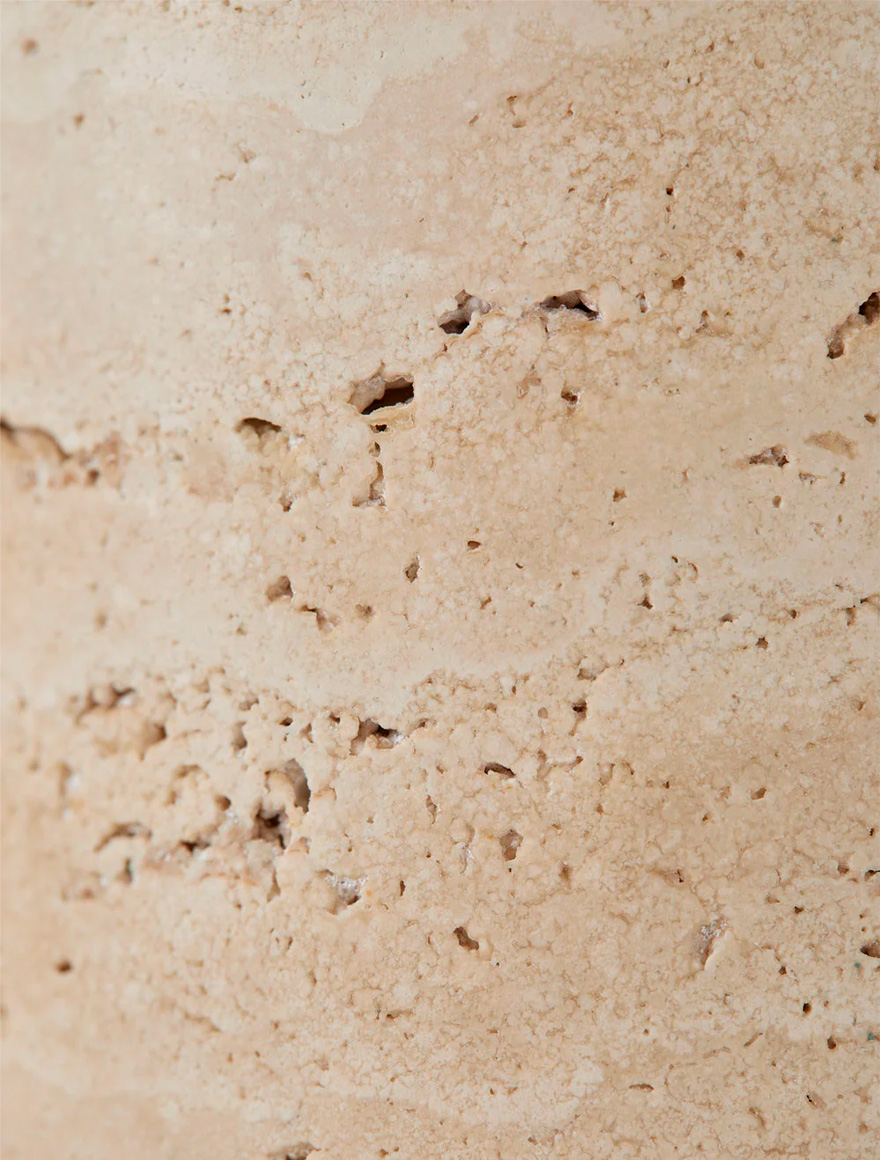 Бра 2xGU10 дерево+травертин Luminaled