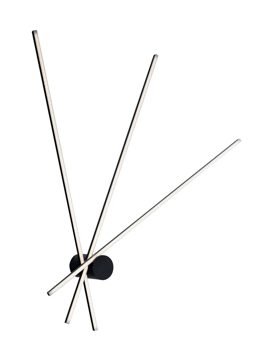 Aplică LED SHANGHAI 27W 3750LM 4000K neagră Faneurope