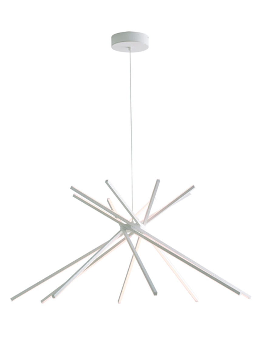 Lustră LED SHANGHAI 56W 6560LM 4000K albă Faneurope