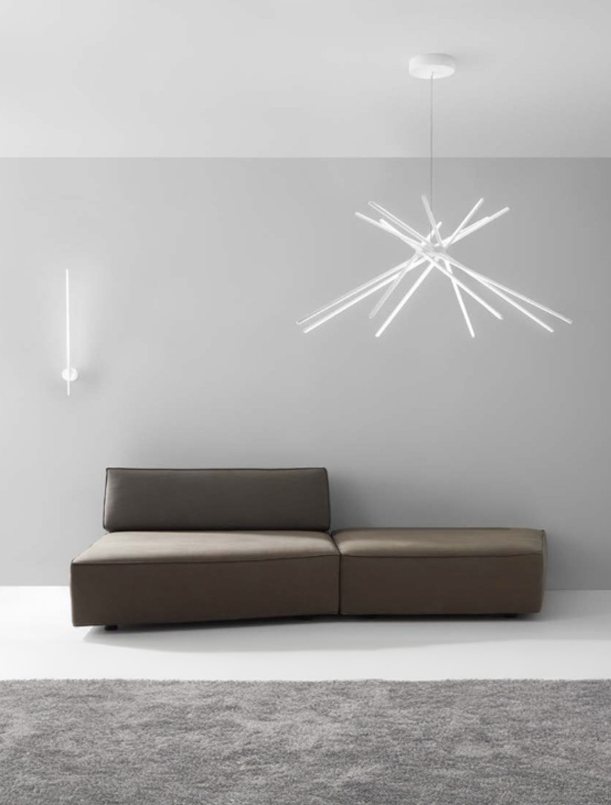 Lustră LED SHANGHAI 56W 6560LM 4000K albă Faneurope 2