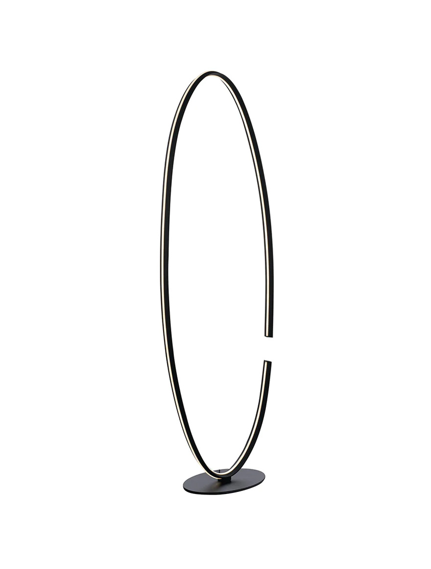 Торшер LED CLARKE 32W, 3650 лм, 4000K, чёрный, Faneurope