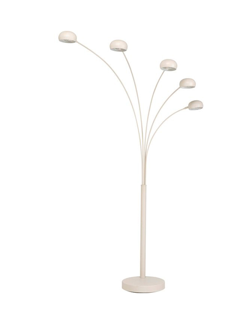 Торшер ERACLE 5xE14, белый, Faneurope