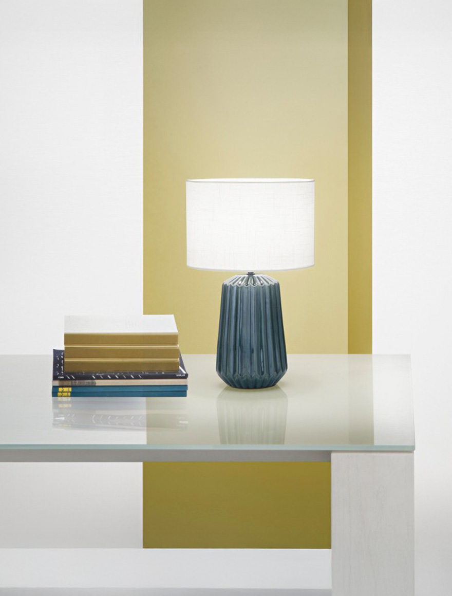 Настольная лампа KIOWA 1xE27, цвет оттанио, Faneurope