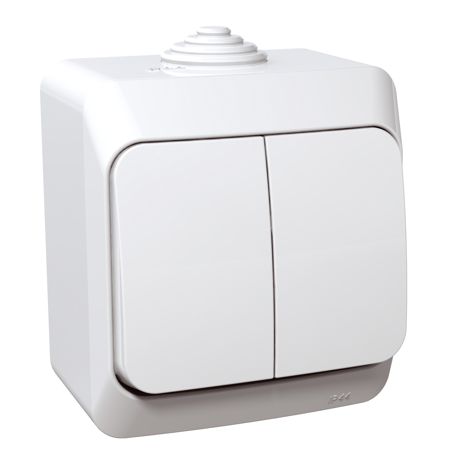 Выключатель накладной 2кл. Cedar Plus IP44 белый WDE000550 SCHNEIDER