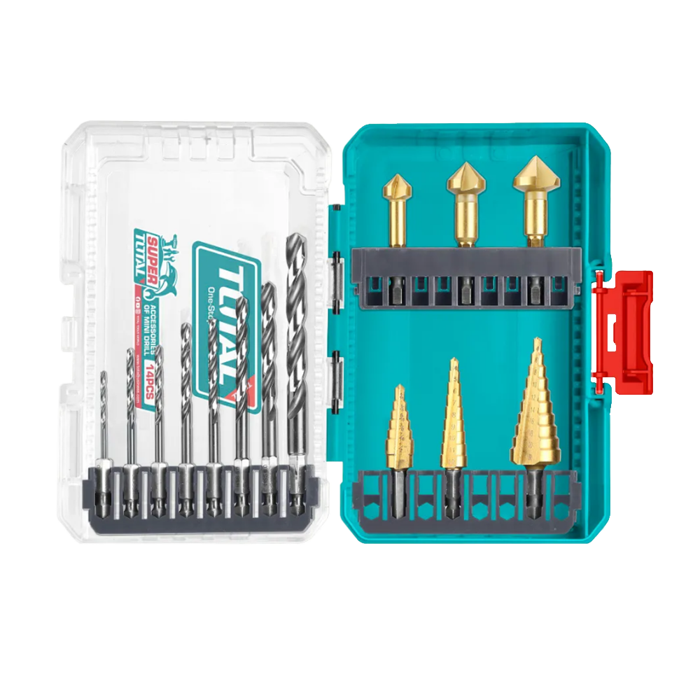 Набор металлических сверл, 14 шт. TACSDL61401