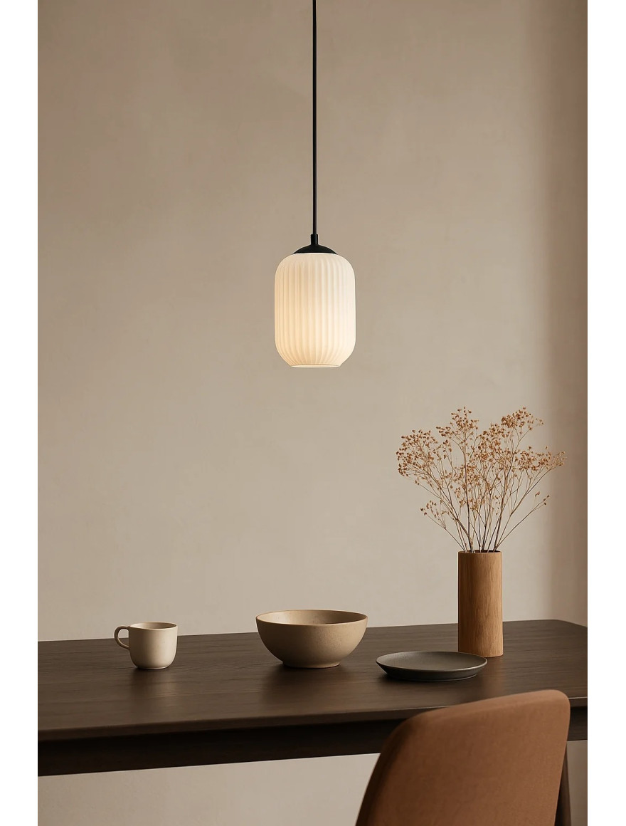 Suspensie VERDI 1XE27 opal EMIBIG