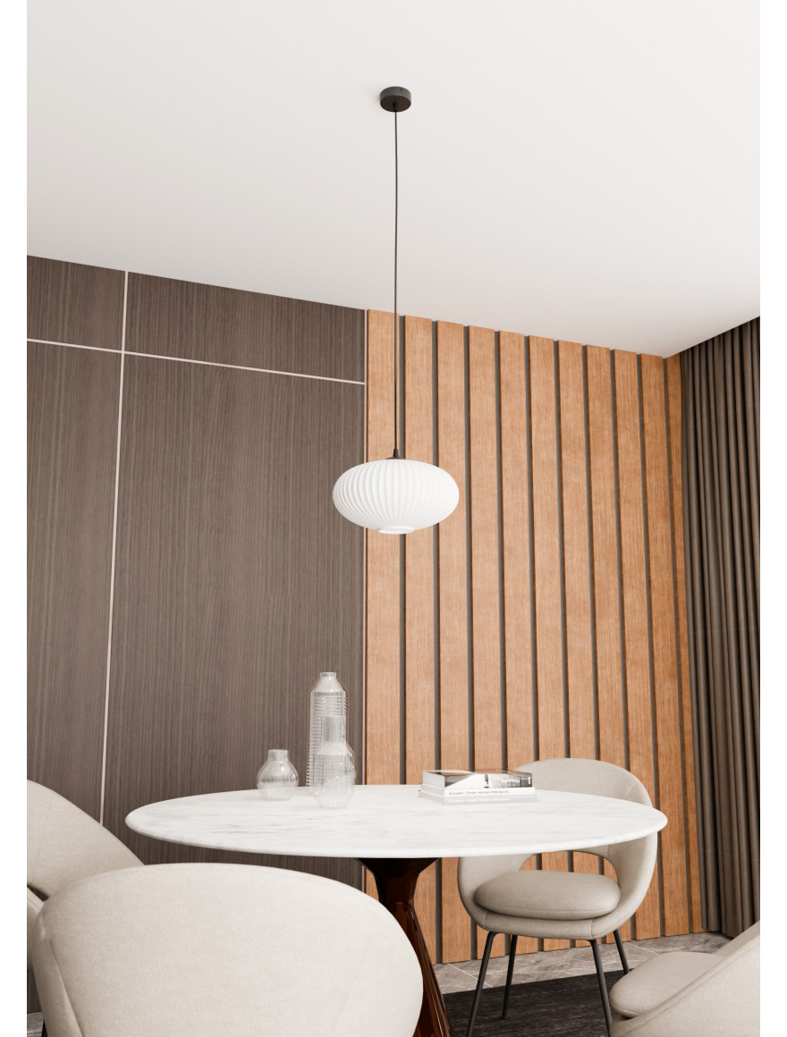 Suspensie COCO 1XE27 opal EMIBIG