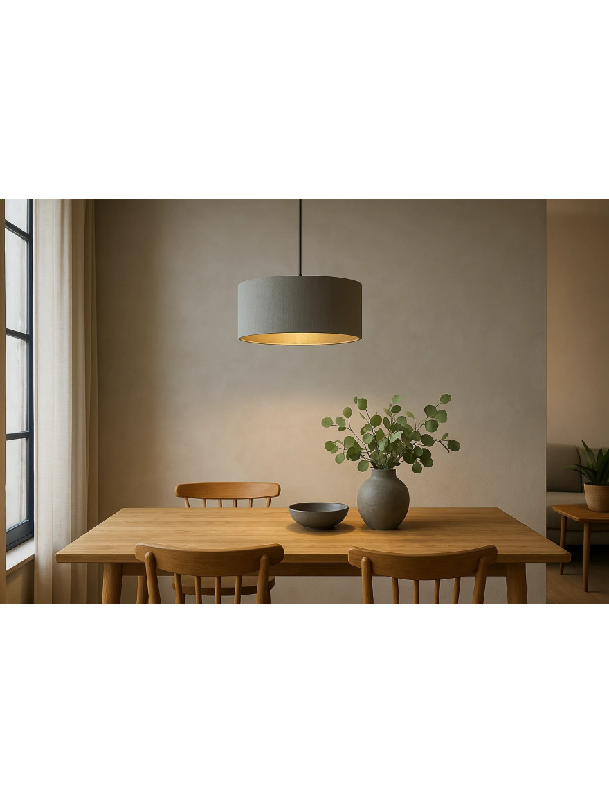 Suspensie HILDE 1XE27 sur+aur EMIBIG