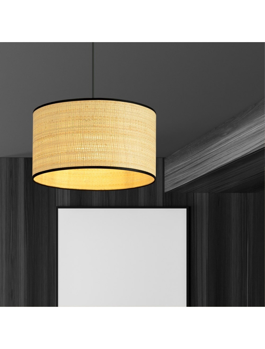 Suspensie ASTON 1XE27 rattan EMIBIG