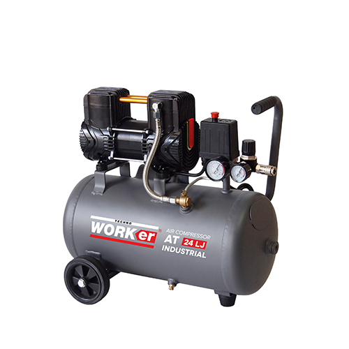 Компрессор воздуха AT 24 LJ Industrial (Silentios) TechnoWorker VOR58662