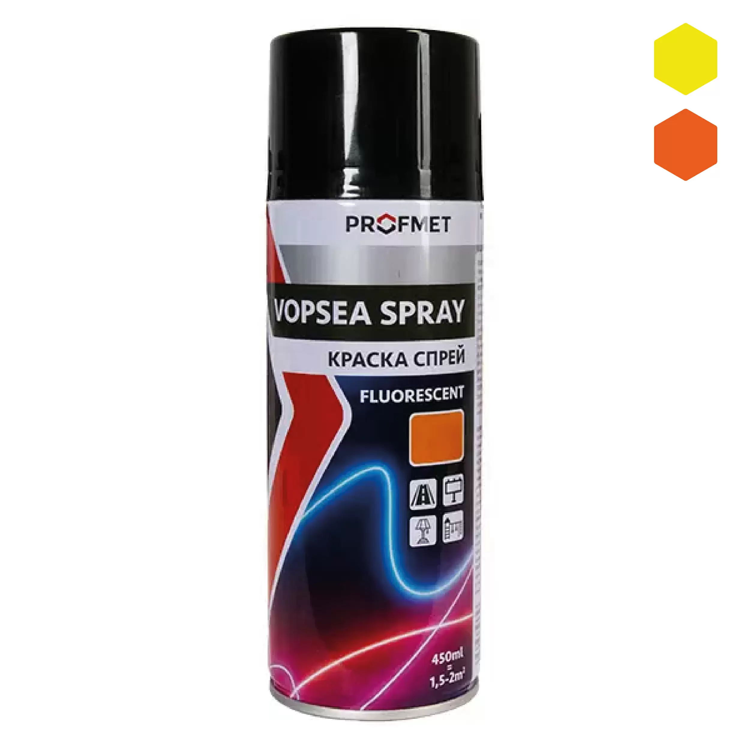 747331 Vopsea spray fluorescenta portocaliu 450ml