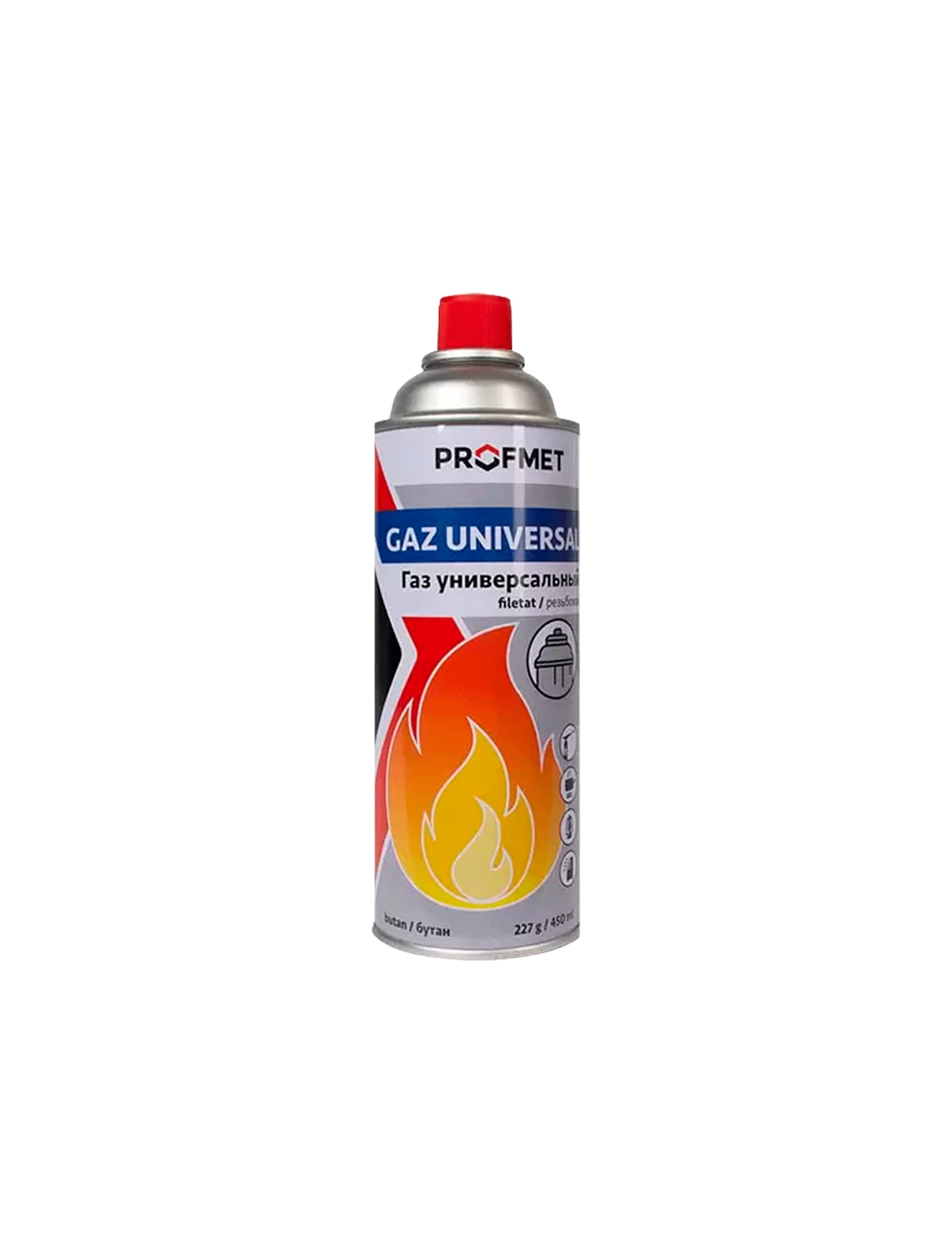 267041 Butelie gaz butan 450ml tip filet