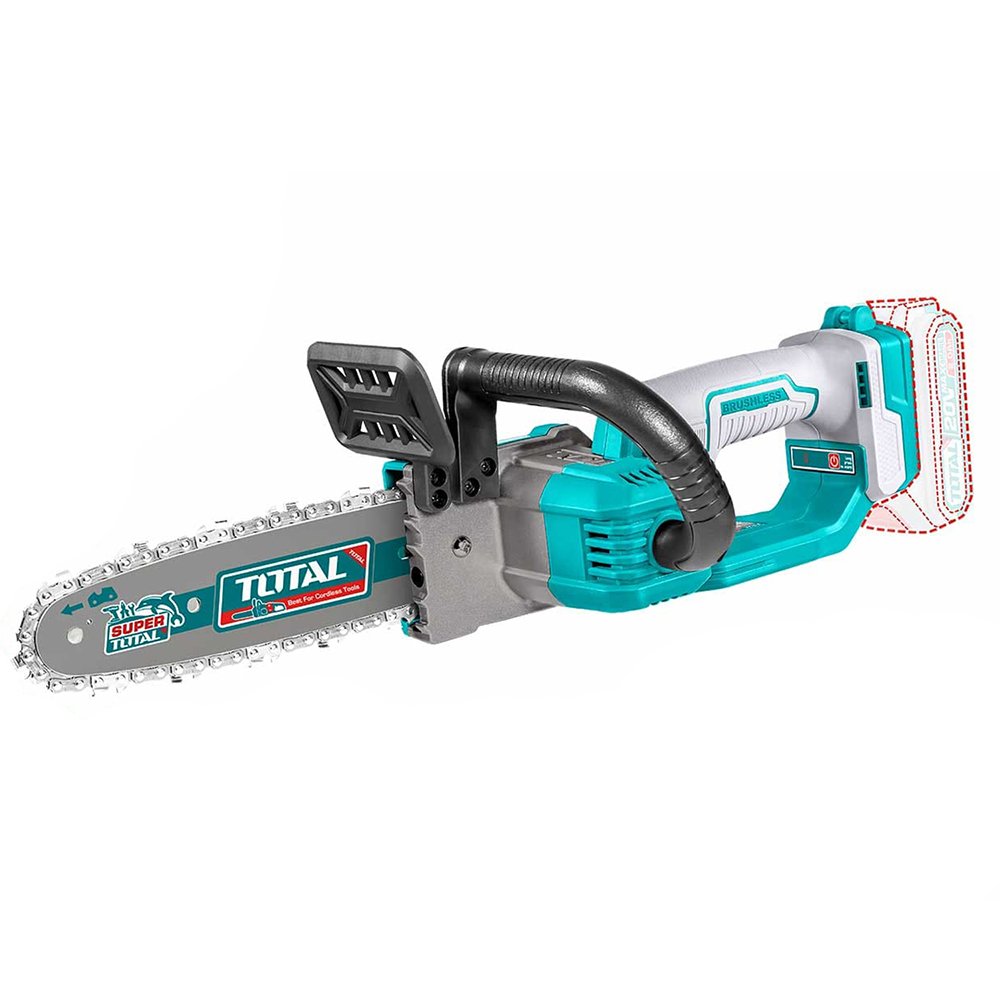 Пила цепная без аккумулятора 20.0В шина 20см Total TGSLI2085