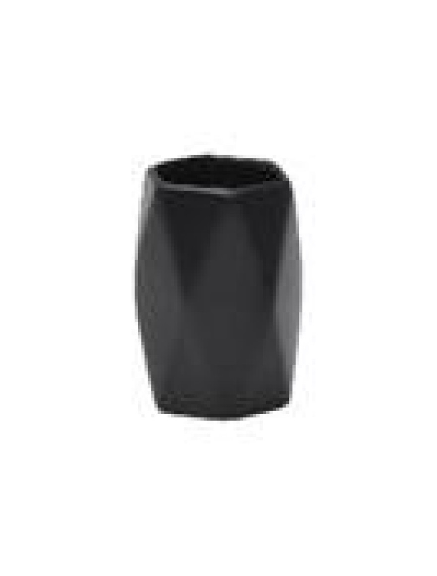 Pahar p/u periuțe de dinți Tendance Romb negru, din gresie-ceramică