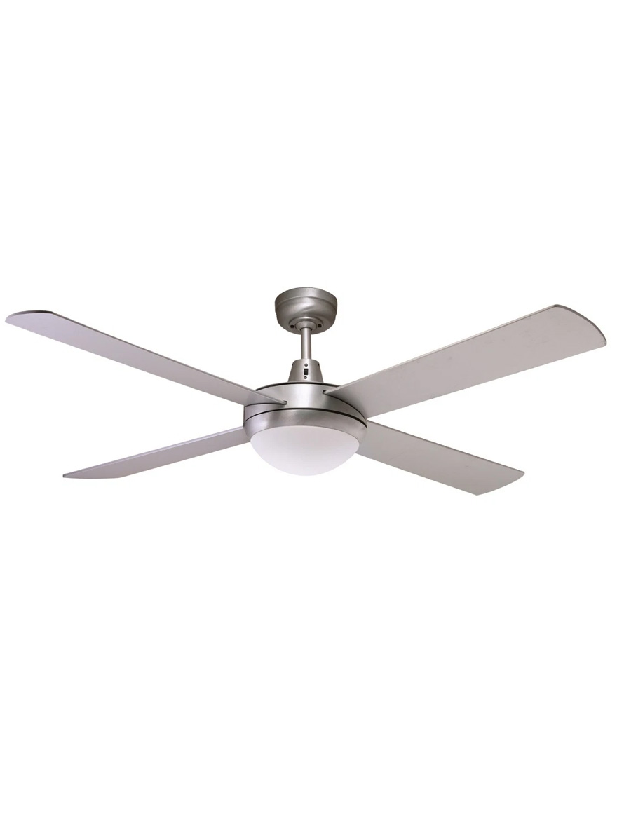 Lustra cu ventilator 60W 2xE27 220 rot/min D132x46 4pale+telecomandă V-TAC