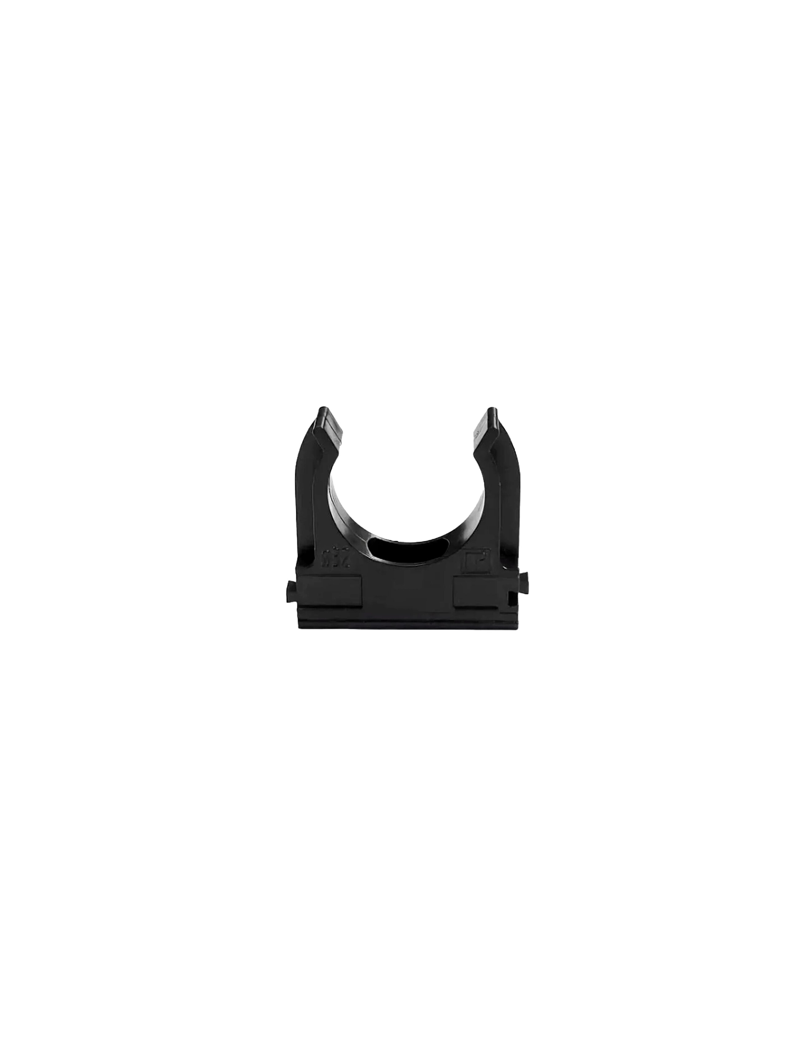Clipsă euro p/u fixare țeavă D16, (100buc) negru, SCHNABL