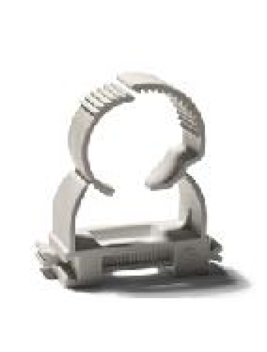 Clipsa flexibila pu fixare teava D20-25, (100buc) gri deschis, SCHNABL