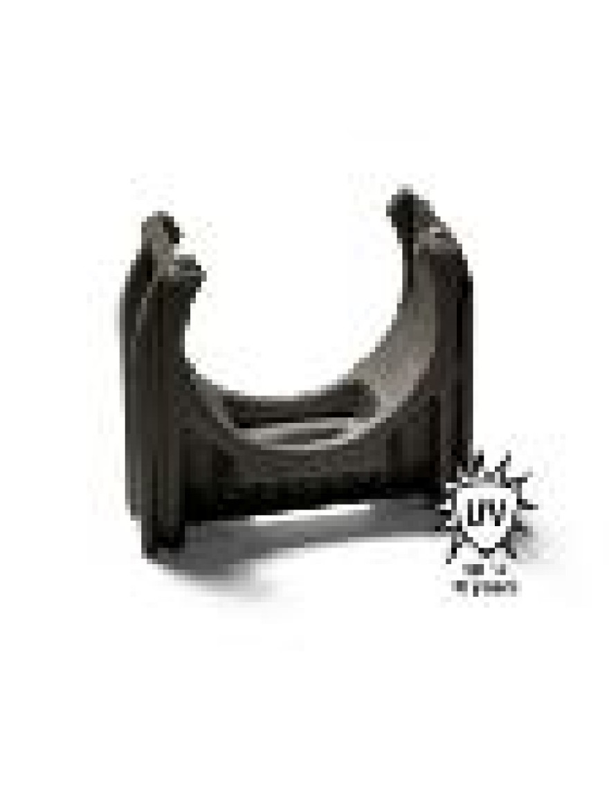 Clipsa euro pu fixare teava D25, (100buc) negru, SCHNABL