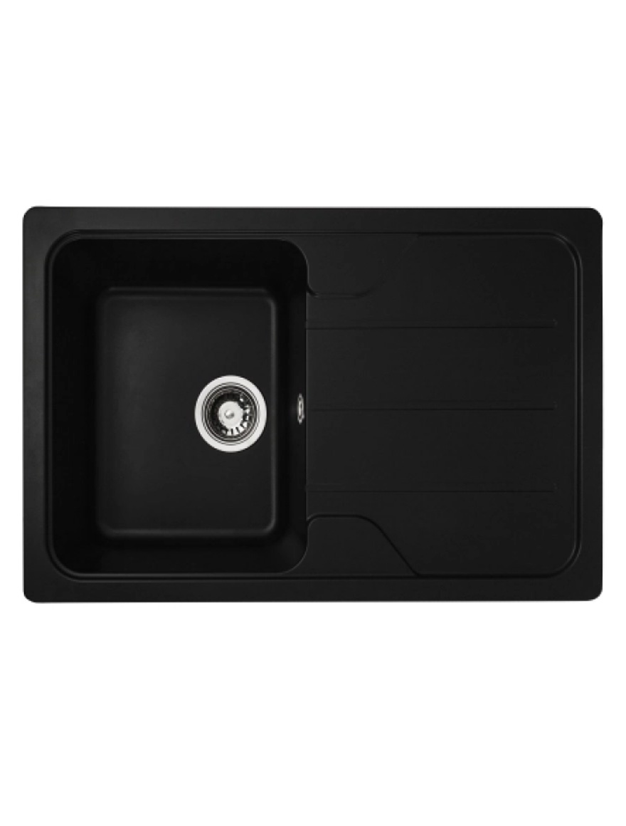 Кухонная мойка ELEPHANT искусственный камень VERONA 7850 чёрный