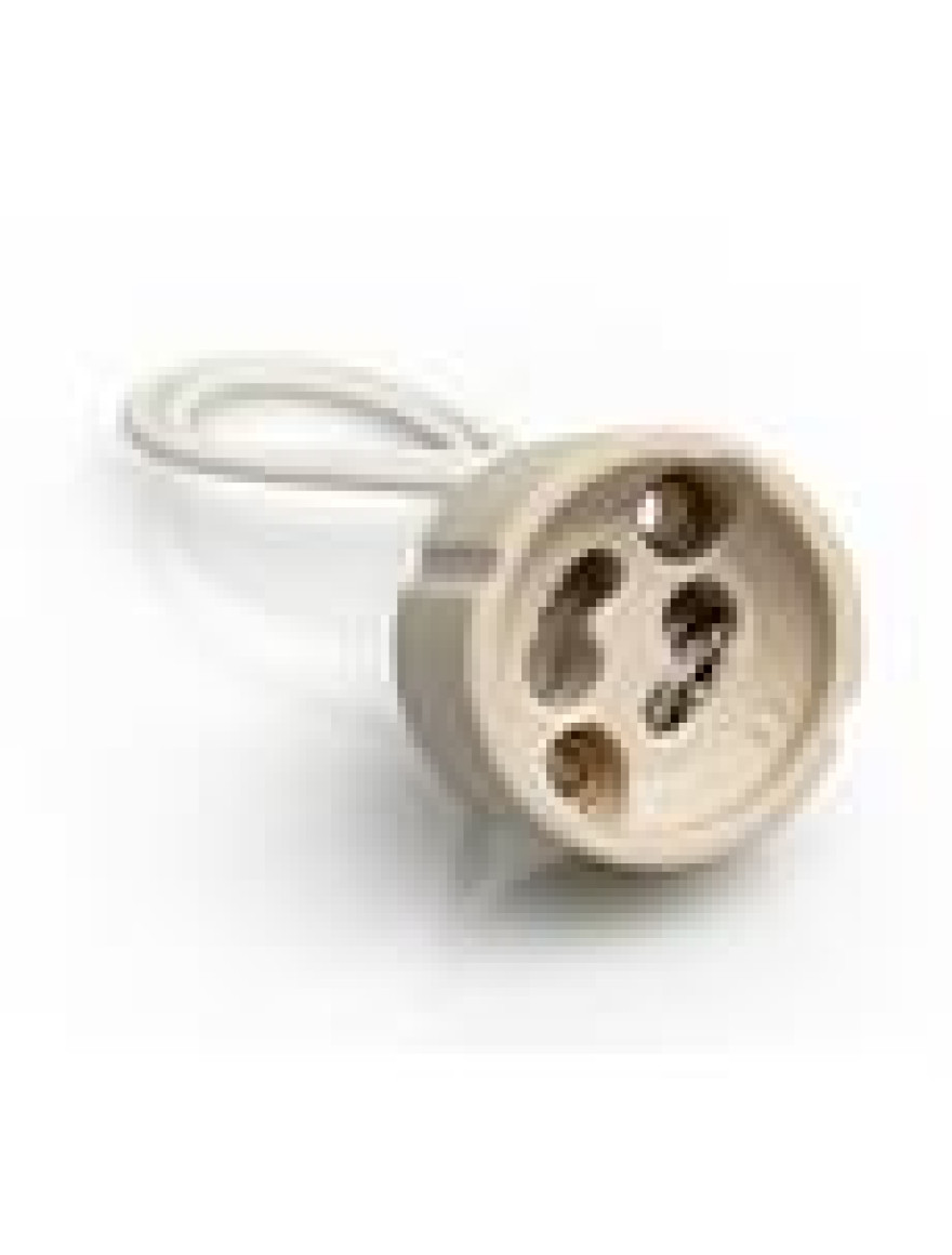 Dulie GU10 alb cu fir 15cm Luminaled (100buc/cut)