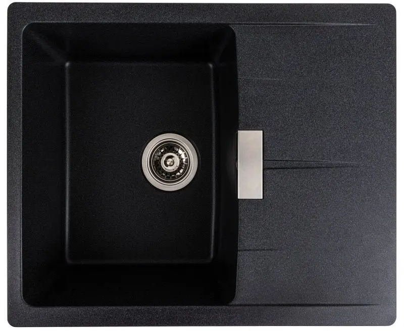 Кухонная мойка ELEFANT из искусственного камня ZIRKON 6250, цвет Carbon