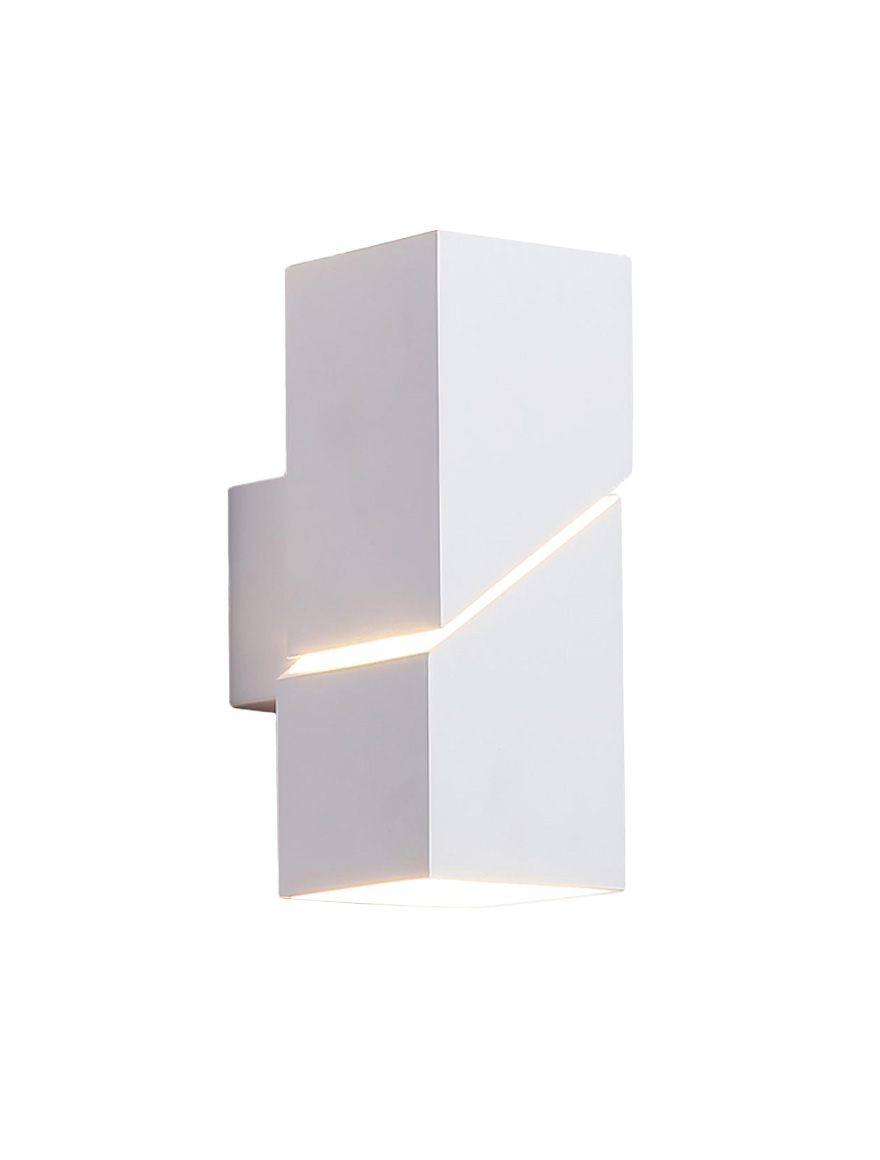 Настенный светильник 2xG9, 155×90×60 мм, IP20, белый, LUMINALED