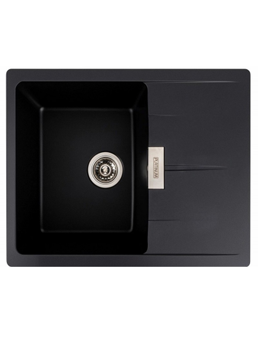 Chiuveta bucatarie ELEFANT piatra artificiala ZIRKON 6250 neagru metalic