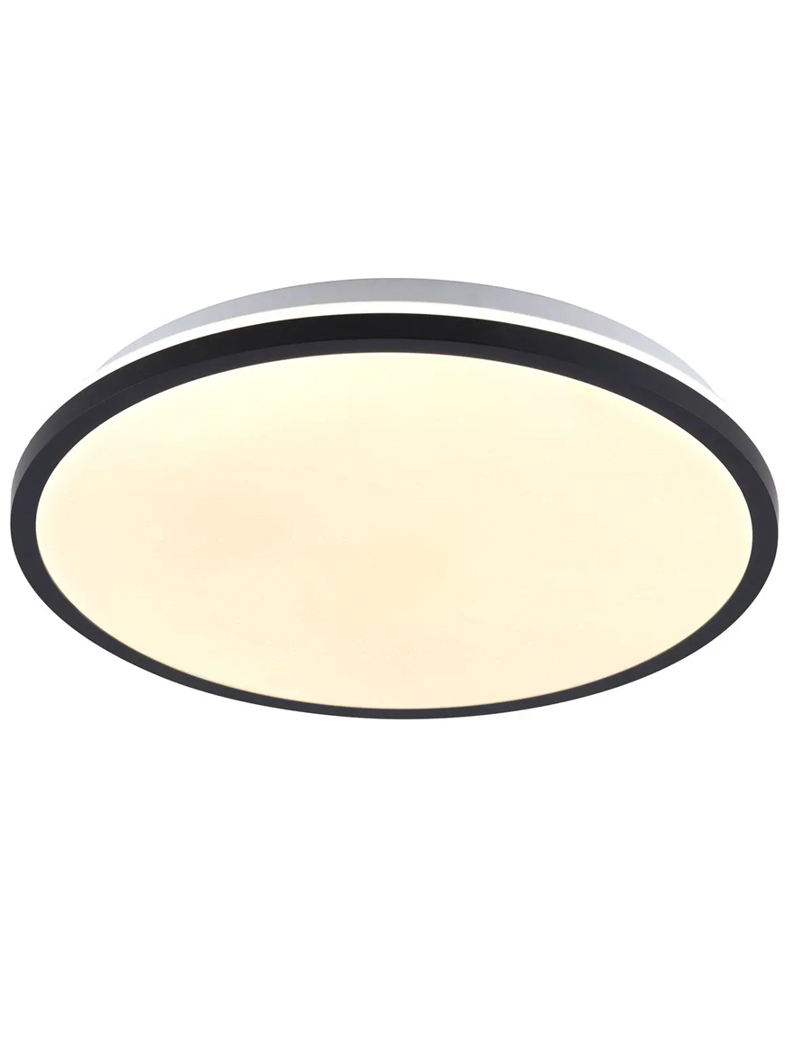Plafonieră Led JAMIL 48W Dimmable 3000-6000K 3900Lm D390mm alb+negru Luminaled