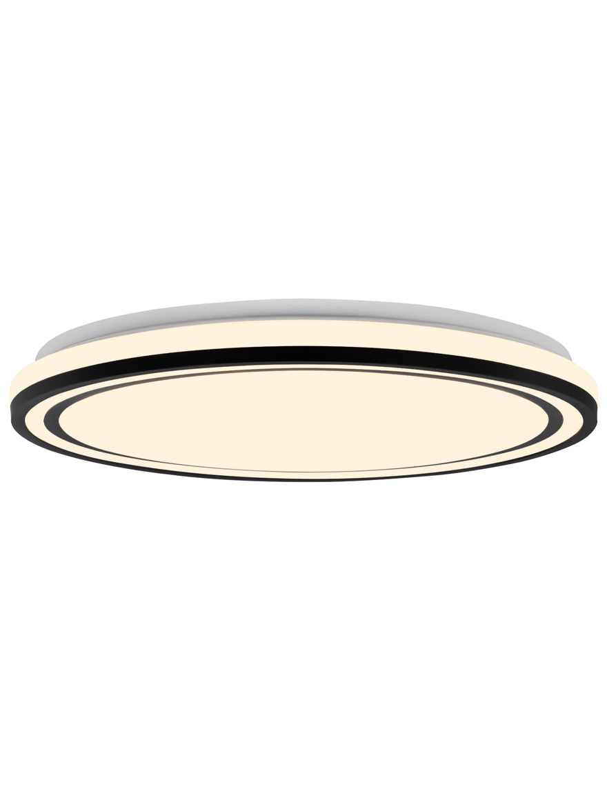 Plafonieră Led HELMAN 60W Dimmable 3000-6000K 4800Lm D485mm alb+negru Luminaled